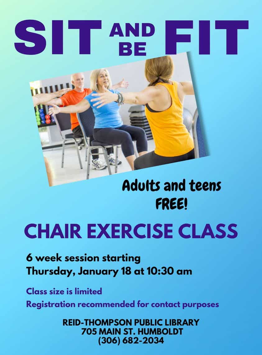 Sit and Be Fit Chair Exercise Class - City of Humboldt