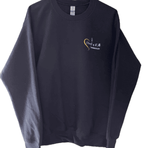 Heart of it All Crewneck – Black